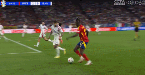 尼科·威廉姆斯被评为西班牙-意大利比赛中的最佳比赛 欧足联专家：他每次1对1都是威胁